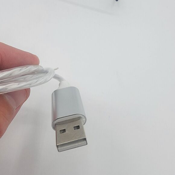 LED Light Up USB Phone Fast Charger Cable Cord For iPhone New Multi Colored - Picture 7 of 8